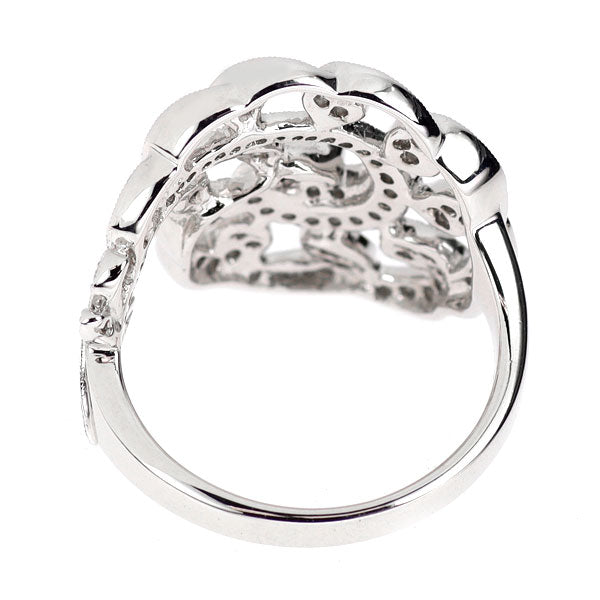 K18WG ダイヤモンド リング 0.55ct