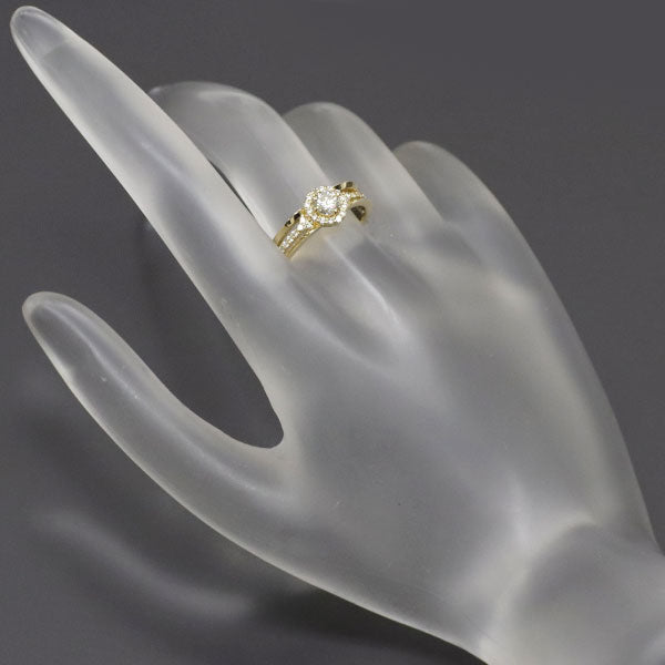 K18YG ダイヤモンド リング 0.310ct 0.20ct H SI2 VG