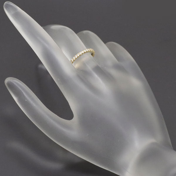 K18YG ダイヤモンド リング 0.20ct ハーフエタニティ
