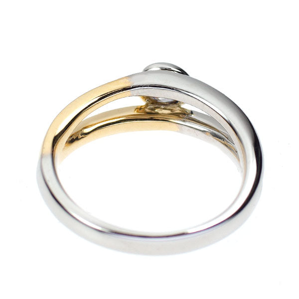 Pt900/ K18YG ダイヤモンド リング 0.301ct