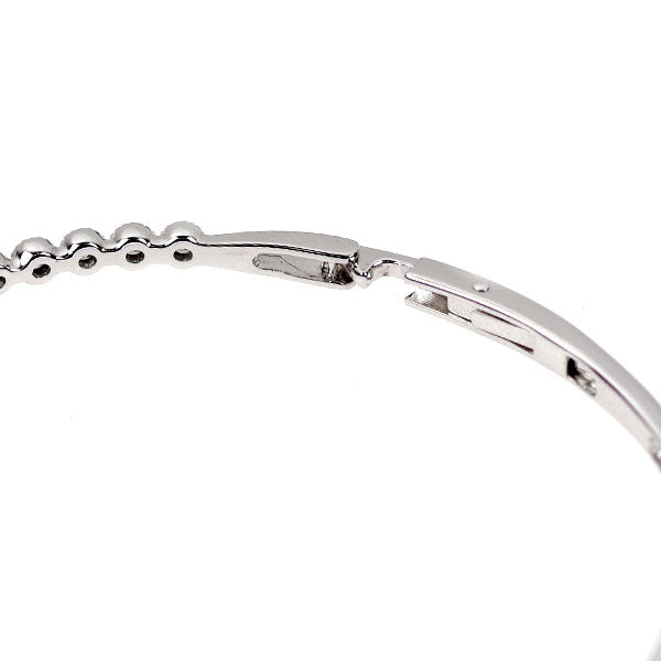 K18WG ダイヤモンド バングル 0.80ct ミルグレイン