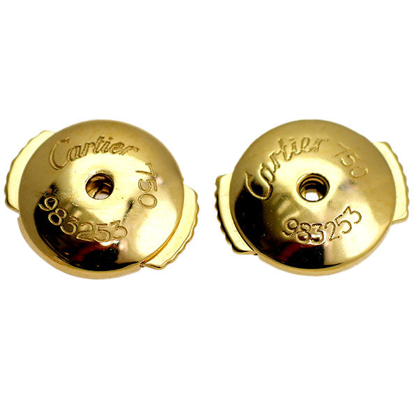 カルティエ K18YG ダイヤモンド ピアス アントルラセ 《セルビー銀座店》【中古】