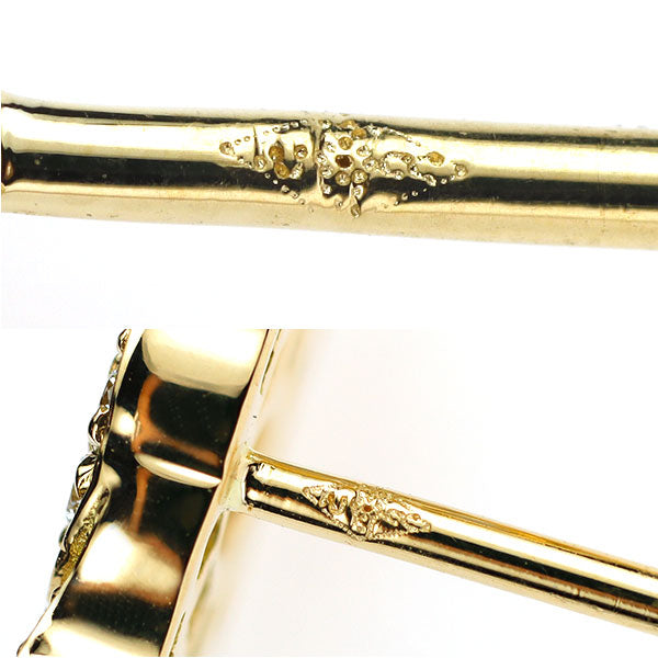 カルティエ K18YG ダイヤモンド ピアス アントルラセ 《セルビー銀座店》【中古】