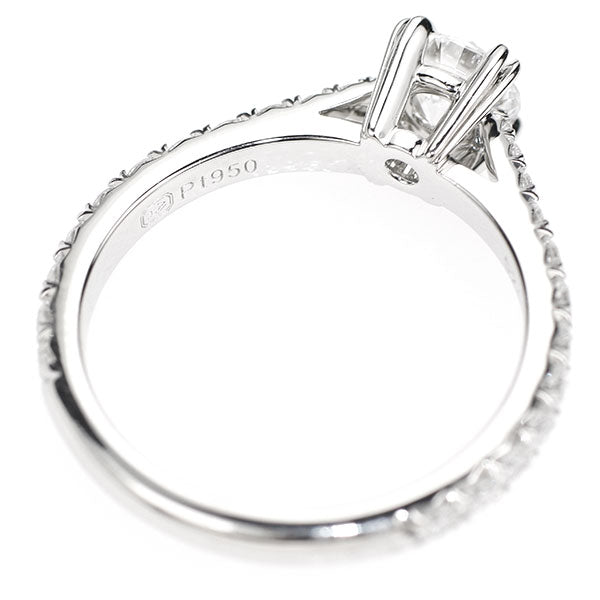 ハリーウィンストン Pt950 ダイヤモンド リング 0.51ct E VS1 3EX ブリリアント ラブ 《セルビー銀座店》【中古】