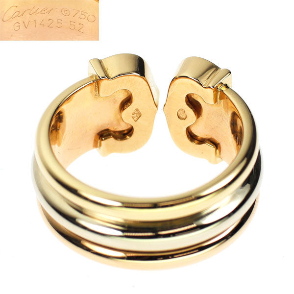 カルティエ K18YG/WG/PG リング 2C 52号