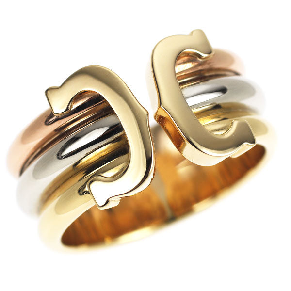 カルティエ K18YG/WG/PG リング 2C 52号