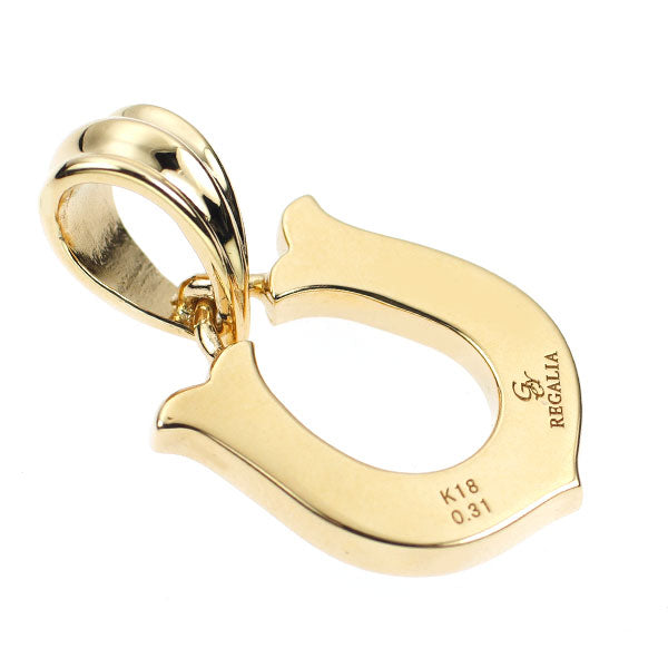 ゆきざき K18YG ダイヤモンド ペンダントトップ 0.31ct レガリア