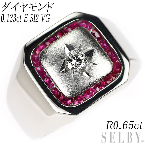 pt900 ダイヤモンドルビーリング