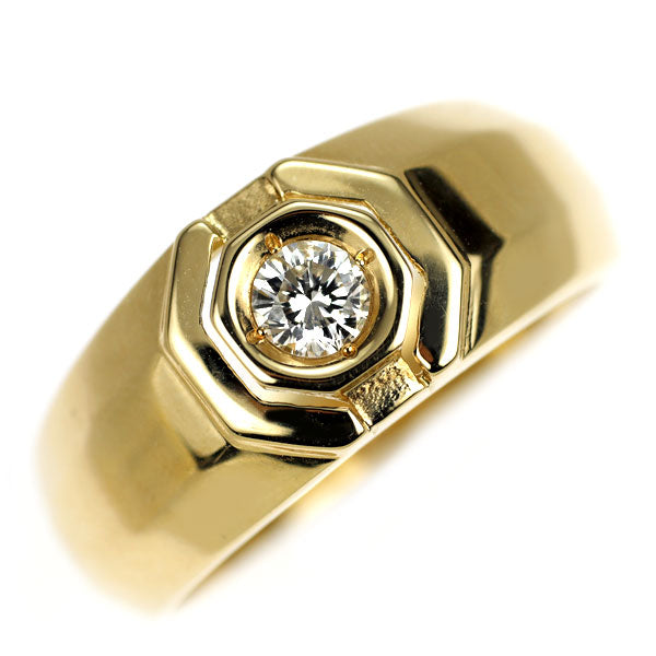 K18YG ダイヤモンド リング 0.21ct