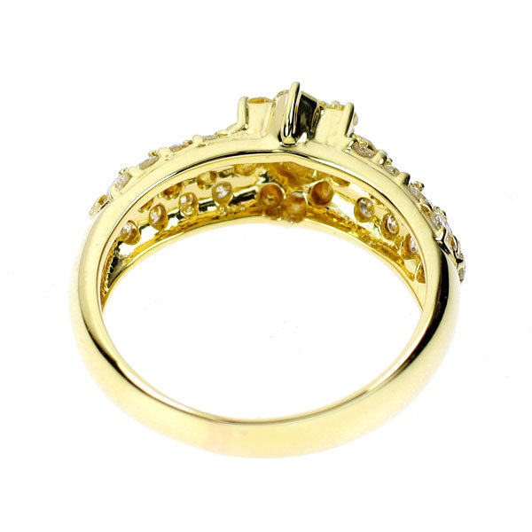 K18YG ダイヤモンド リング 1.00ct