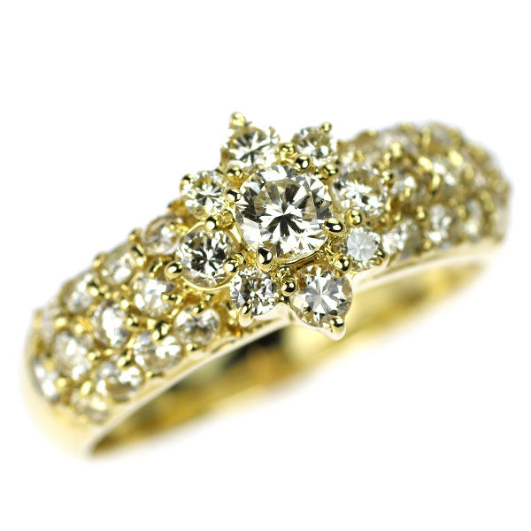 K18YG ダイヤモンド リング 1.00ct