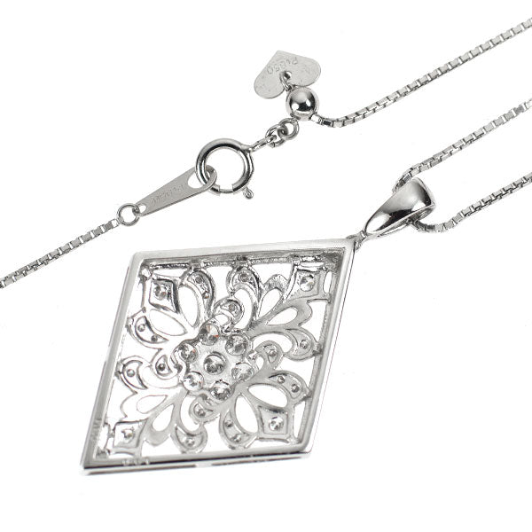 Pt900/ Pt850 ダイヤモンド ペンダントネックレス 0.67ct