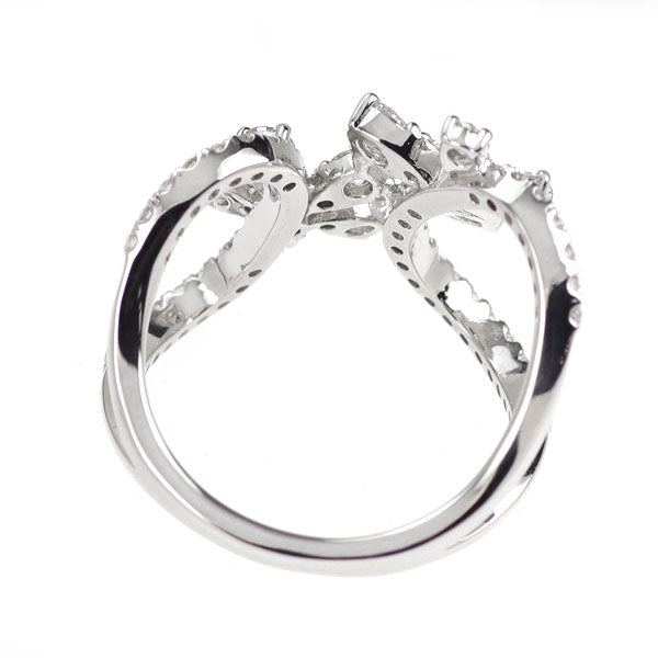 Pt900 ダイヤモンド リング 1.00ct フラワー