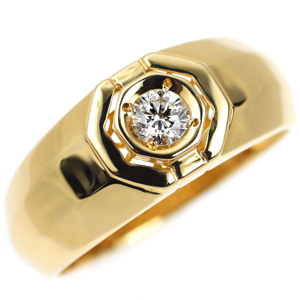 K18YG ダイヤモンド リング 0.23ct