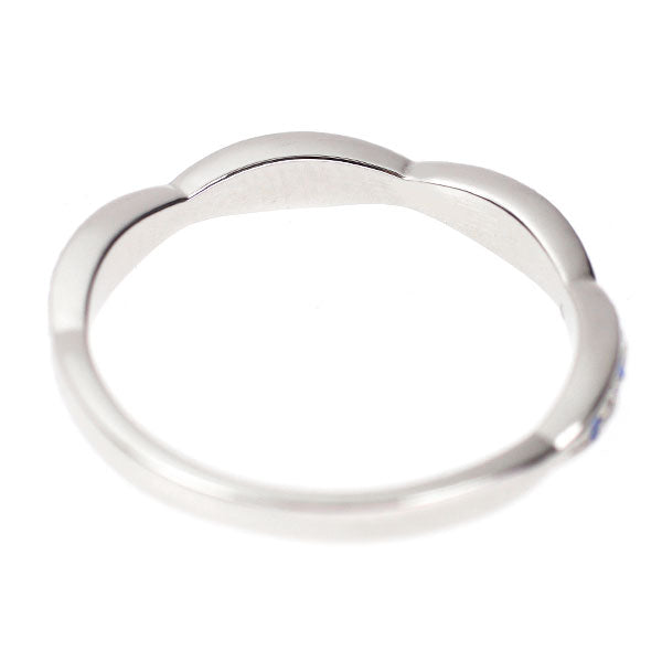 新品 希少 Pt900 アウイナイト ダイヤモンド リング 0.06ct D0.07ct【エスコレ】ハーフエタニティ