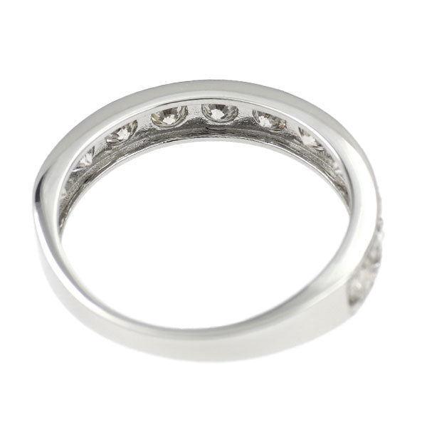 Pt950 ダイヤモンド リング 1.00ct ハーフエタニティ