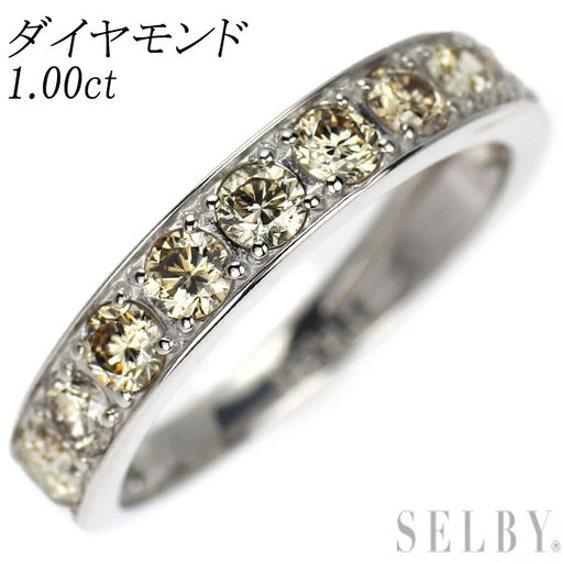 Pt950 ダイヤモンド リング 1.00ct ハーフエタニティ — セルビー Pt950 ダイヤモンド リング 1.00ct ハーフエタニティ — セルビー