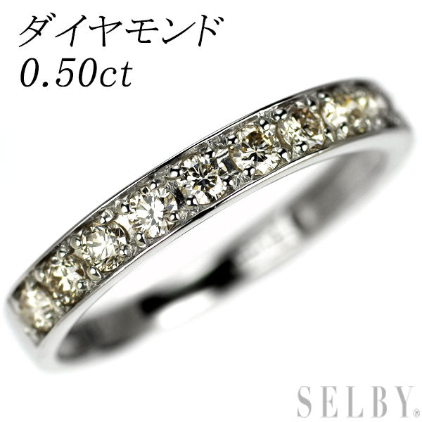 Pt950 ダイヤモンド リング 0.50ct