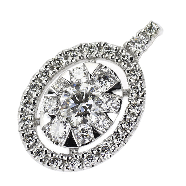 Pt900 ダイヤモンド ペンダントトップ 0.317ct D0.45ct
