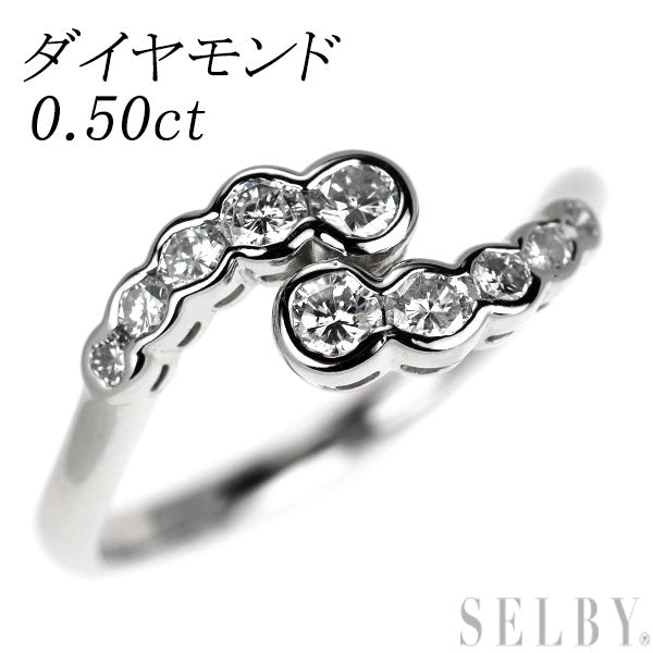 Pt900 ダイヤモンド リング 0.50ct