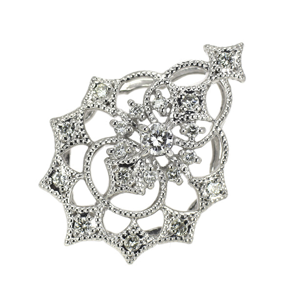 Pt900 ダイヤモンド ペンダントトップ 0.33ct