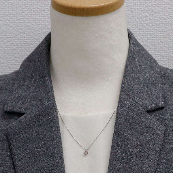 Pt900/ Pt850 ダイヤモンド ペンダントネックレス 0.30ct