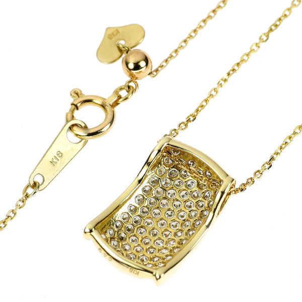 K18YG ダイヤモンド ペンダントネックレス 0.49ct