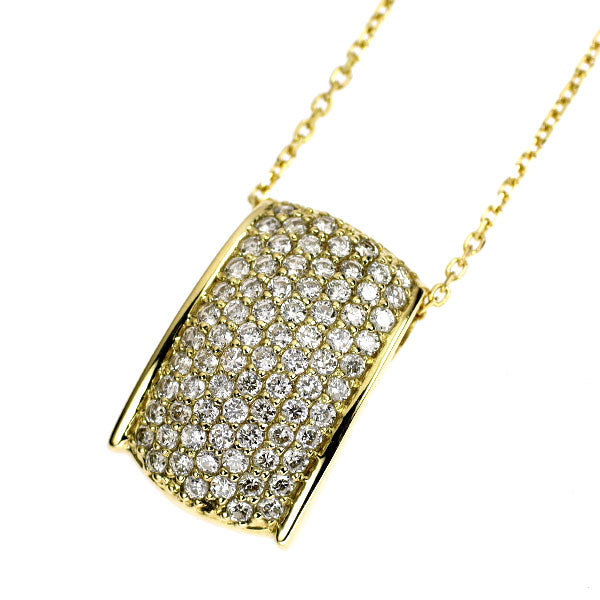 K18YG ダイヤモンド ペンダントネックレス 0.49ct