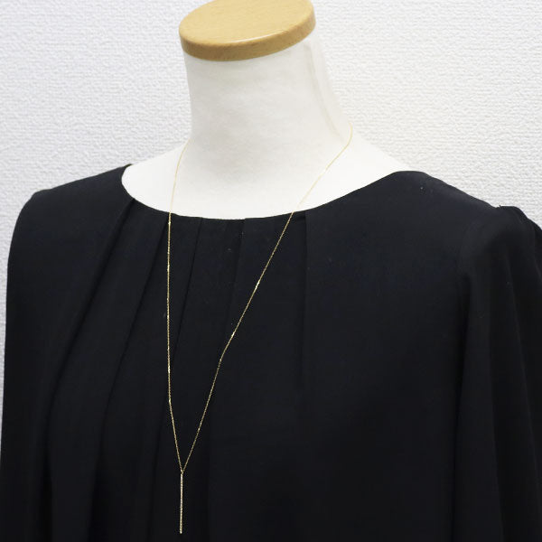 ete K18YG ダイヤモンド ペンダントネックレス 0.09ct