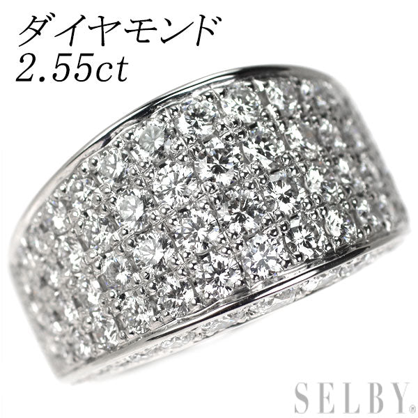 Pt900 ダイヤモンド リング 2.55ct