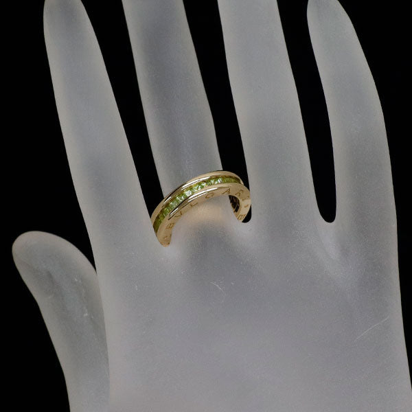 ブルガリ K18YG ペリドット リング B.ZERO1 50号