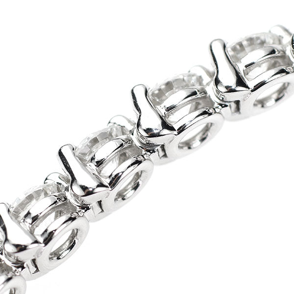 ハリーウィンストン K18WG/ Pt950 ダイヤモンド テニス ブレスレット ダイヤ3.0mm 《セルビー銀座店》【中古】