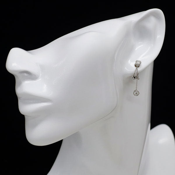 フォーエバーマーク Pt900 ダイヤモンド イヤリング 0.456ct