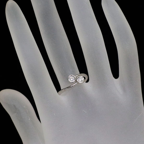 フォーエバーマーク Pt900 ダイヤモンド リング 0.113ct D0.102ct