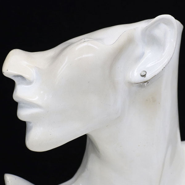 ミキモト K18WG ダイヤモンド ピアス