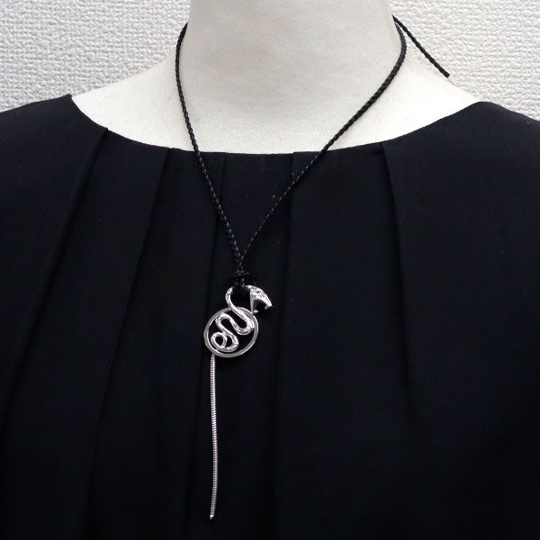 ブシュロン K18WG ダイヤモンド ペンダントトップ/コード付き トゥルブル 《セルビー銀座店》【中古】