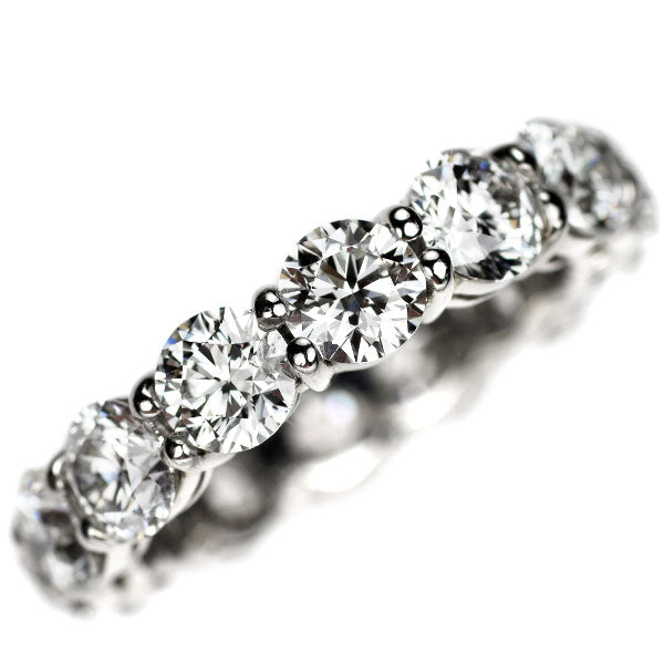 Pt900 ダイヤモンド リング 4.339ct フルエタニティ