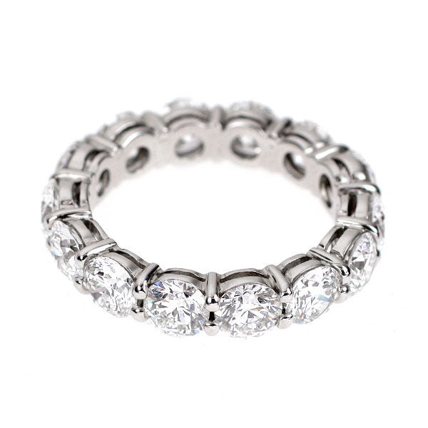 Pt900 ダイヤモンド リング 4.339ct フルエタニティ