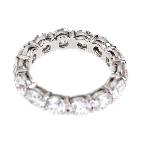 Pt900 ダイヤモンド リング 4.339ct フルエタニティ