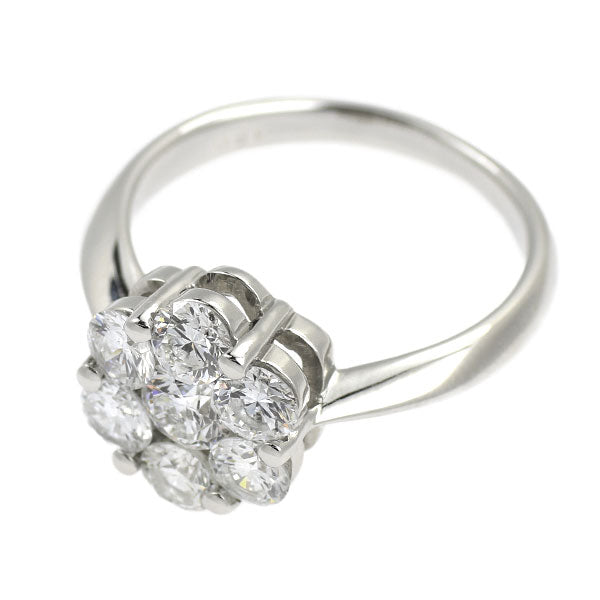 Pt900 ダイヤモンド リング 1.50ct フラワー
