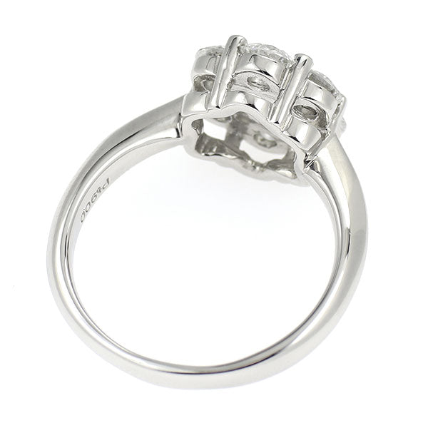 Pt900 ダイヤモンド リング 1.50ct フラワー