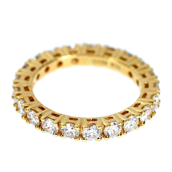 K18YG ダイヤモンド リング 1.58ct フルエタニティ