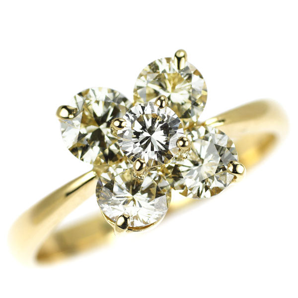 K18YG ダイヤモンド リング 2.015ct