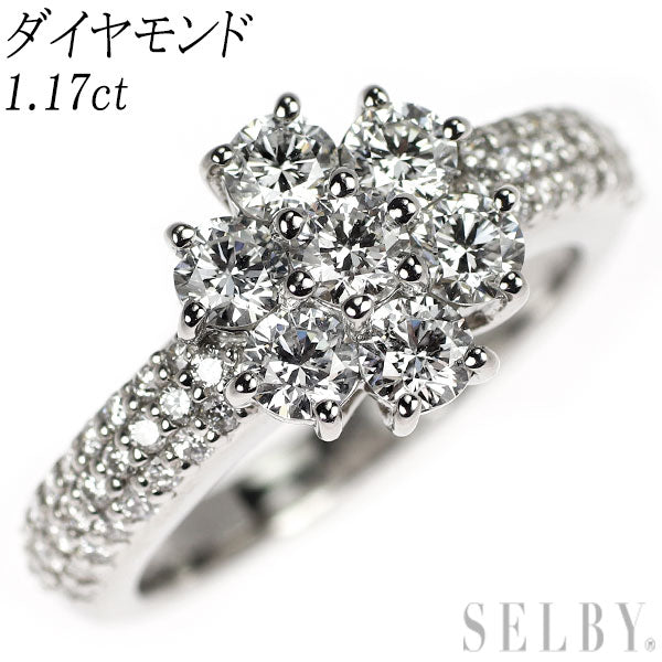 Pt900 ダイヤモンド リング 1.17ct