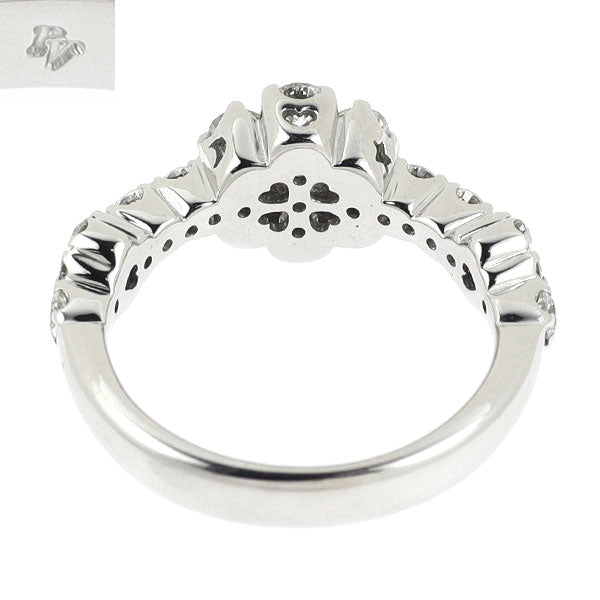 ポンテヴェキオ K18WG ダイヤモンド リング 0.80ct フラワー