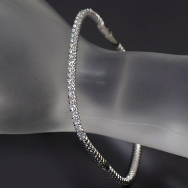 Pt950 ダイヤモンド バングル 1.24ct