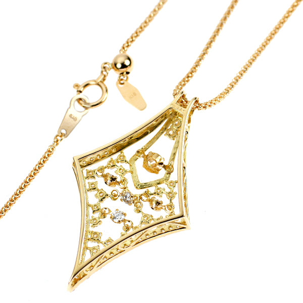 K18YG ダイヤモンド ペンダントネックレス 1.20ct