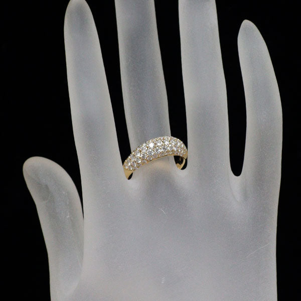 K18YG H＆C ダイヤモンド リング 1.57ct パヴェ