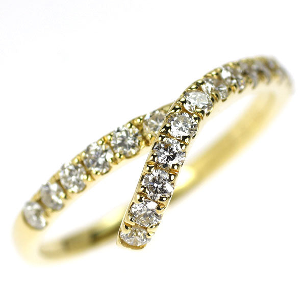 K18YG ダイヤモンド リング 0.50ct