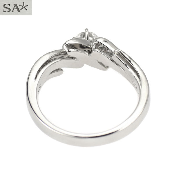 サバース Pt900 ダイヤモンド リング 0.25ct D0.20ct